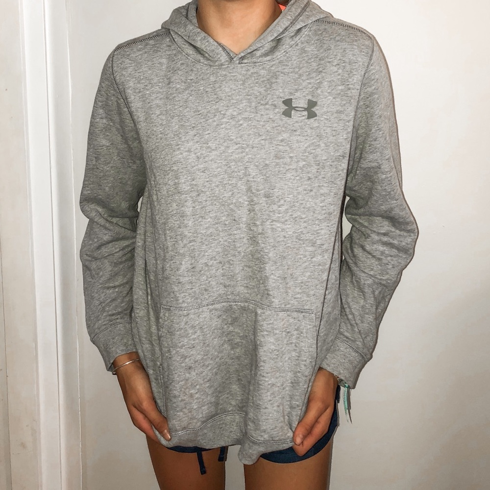 UNDER AMOUR HOODIE GREY OVERSIZED